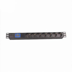19 inch ngang Đức 1.5U 7 chiều giá PDU Đơn vị phân phối thiết bị điện tùy chọn lắp đặt - Product Image 2