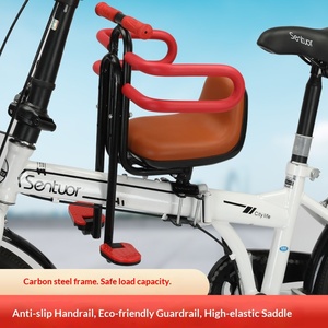 Nouveau style, siège avant simple pour enfant pour vélo de montagne avec cadre parent-enfant et fonction chauffante, chaise bébé d'extérieur - Product Image 2