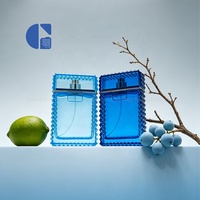 Botella de Perfume de Vidrio de Lujo, Multiusos, 30ml 50ml 100ml, Recargable, con Pulverizador y Tapa