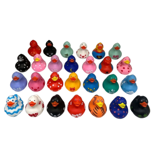 Patito de Goma de PVC Personalizado Impreso en Masa, de 9 Centímetros, con Diseños de Patrones, Juguete para Bañera de 3 <span class=keywords><strong>Pulgadas</strong></span> - Product Image 4