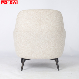 <span class=keywords><strong>Fauteuil</strong></span> <span class=keywords><strong>de</strong></span> salon en <span class=keywords><strong>mousse</strong></span> moulée avec pieds en métal <span class=keywords><strong>de</strong></span> style minimaliste nordique, revêtement en tissu blanc, meubles <span class=keywords><strong>de</strong></span> salon, chaise <span class=keywords><strong>de</strong></span> détente - Product Image 4
