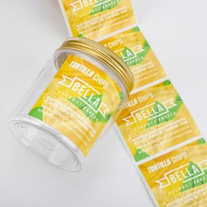 Étiquettes en rouleau de qualité alimentaire FX, impression couleur, autocollants adhésifs imperméables pour l'emballage de chips de tortilla, snacks et marquage gastronomique - Product Image 3
