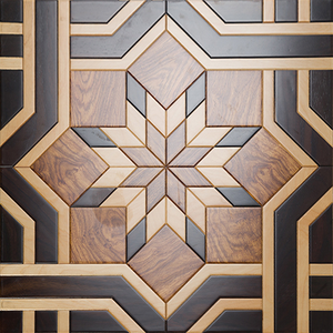 Parquet en bois d'orme multicouche brossé tropical EN13501, écologique, sans formaldéhyde, grade AB, 14 mm, avec joint mâle-femelle, pour hôtels de charme - Product Image 1