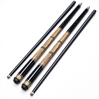 Tongkat Snooker/Pancong Lompat 2 Bagian Berkualitas Tinggi, Tahan Lama, Ringan, Sambungan Tengah 1/2 Split, Shaft Fiberglass, Baja Anti Karat
