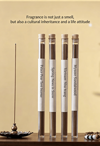 Incienso Peruano de Madera de 10.5cm, Purifica y Elimina Olores, Incienso de Salvia Blanca de California, Varillas de Incienso de Cedro para el Hogar con Caja de Tubo Acrílico - Product Image 6