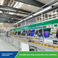 Ligne de production d'écrans publicitaires, ligne d'assemblage d'écrans à cristaux liquides électroniques, ligne d'assemblage d'écrans de grande taille