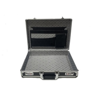 <span class=keywords><strong>Valigetta</strong></span> in Alluminio <span class=keywords><strong>con</strong></span> Scomparti, Custodia Rigida per Laptop <span class=keywords><strong>con</strong></span> Doppia Serratura a Combinazione per Uomini e Donne - Product Image 3