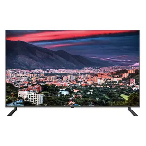 Venezuela ISDB-T LCD LED TV 43นิ้วสมาร์ทซาวด์บาร์ vebos 65 "55" 50 "43" 32 "LED ทีวีไร้กรอบ4K UHD โทรทัศน์