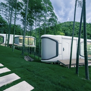 Hôtel-capsule mobile moderne pour le tourisme, expériences <span class=keywords><strong>de</strong></span> camping haut <span class=keywords><strong>de</strong></span> gamme, séjours d'hébergement uniques et villages <span class=keywords><strong>de</strong></span> vacances - Product Image 1