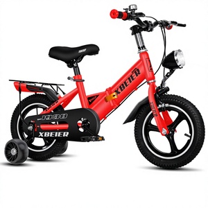 Bicicleta Infantil <span class=keywords><strong>para</strong></span> Niños y <span class=keywords><strong>Niñas</strong></span> de 3 a 8 Años, 6 Velocidades, Ruedas de Entrenamiento, Llantas de Aleación de Aluminio, Ligera y Plegable <span class=keywords><strong>para</strong></span> Niños Mayores - Product Image 4