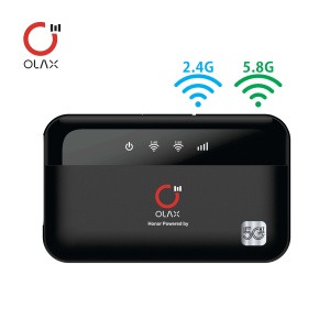 เราเตอร์ OLAX M100 แบบ Dual Band 2.4G 5.8G พร้อมแบตเตอรี่สำรองขนาด 10000mah สำหรับการเชื่อมต่อไร้สายความเร็วสูงแบบพกพาสำหรับใช้งานกลางแจ้ง 4 - Product Image 4