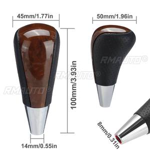 AT Car <b>Gear</b> Shift <b>Knob</b> PU Leather Shifter Lever <b>Gear</b> Stick for Toyota Corolla Camry Avalon 4Runner for Lexus IS GS LS RX ES - Product Image 6