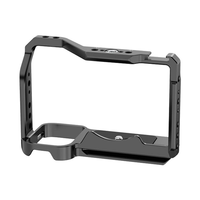Cage complète pour appareil photo, rig en aluminium avec plaque de fixation rapide intégrée et support griffe froide
