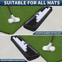 Plateau de récupération de balles de golf de haute qualité pour tapis de frappe, panier à balles de golf en plastique OEM pour intérieur et extérieur