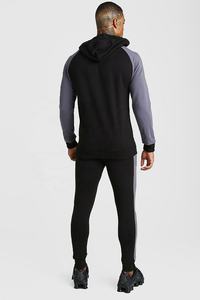 2021 New Stylish Color Tracksuit Set Sew Custom Logo Men's Tracks Suit - Product Image 3