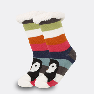 Calcetines de Piso con Diseño de Animales de Dibujos Animados, Calcetines de Invierno Cálidos para la Nieve, Calcetines de Peluche para Dormir en Casa, Calentadores de Piernas - Product Image 5