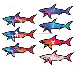 Autocollant promotionnel rectangulaire 3D en PVC Paul Shark, étanche, motif dessin animé, pour décoration de fête, vente en gros, stock 2026 - Product Image 4