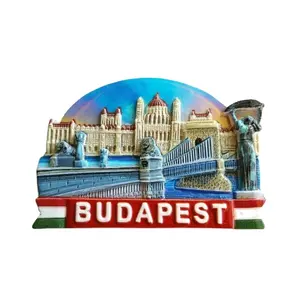 Manufacturer promotion wholesale Budapest custom fridge magnet souvenir fridge magnet with fridge magnet