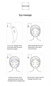<span class=keywords><strong>Masque</strong></span> <span class=keywords><strong>de</strong></span> massage électrique portable personnalisable en ABS et acier inoxydable pour les yeux, raffermissant la peau, réduisant les cernes et rajeunissant la peau - Product Image 6