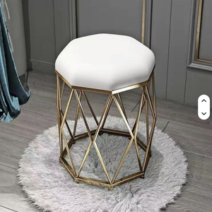 เก้าอี้แต่งหน้าเหล็กดัดสไตล์หรูหราทันสมัยแบบนอร์ดิกสำหรับสาวๆ ลดราคาพิเศษ - Product Image 3