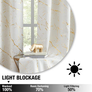 Camera isolata termicamente oscurante Glitter <span class=keywords><strong>Beige</strong></span> <span class=keywords><strong>oro</strong></span> metallizzato marmo 100% <span class=keywords><strong>tende</strong></span> oscuranti per soggiorno camera da letto - Product Image 6