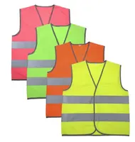 Chaleco de seguridad para niños, uniforme reflectante de alta visibilidad, EN 1150