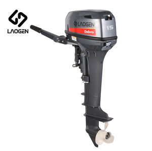 Nuevo Motor Fuera de Borda Laogen LG15D de 2 Tiempos y 15 HP, Arranque Manual, Gasolina, 2 Cilindros, 246 cc, Refrigerado por Agua, para Barco - Product Image 1