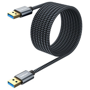 Cable de Carga de Datos USB Retráctil SUNGUY de Nailon Trenzado de Alta Velocidad de 5 Gbps con Conectores Tipo C, Garantía de 3 Años, Venta al Por Mayor de Fábrica - Product Image 6