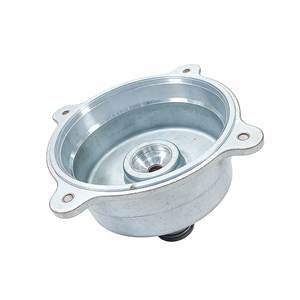 Tapa de extremo de aluminio HPDC fundido a presión, fabricada en Vietnam a medida, con mecanizado CNC para motores de transportadores industriales según diseños. - Product Image 3