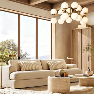<span class=keywords><strong>Muebles</strong></span> Modernos para Sala de Estar, Sofá Cama de Lujo, Conjunto para Vestíbulo de Hotel y Villa, Sofá Cómodo para Edificio de Oficinas - Product Image 1