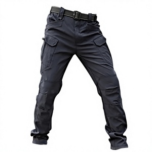 Wholesale OEM Service <b>Lightweight</b> Mid Canvas Breathable Cargo Pants Men Women Anti-Wrinkle Straight Casual Plain Dyed 6 Pocket - Product Image 2