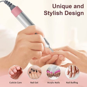 Perceuse à ongles professionnelle sans fil manucure pédicure 30000 tr/min <span class=keywords><strong>ponceuse</strong></span> à lime électrique avec moteur sans balais matière plastique - Product Image 5