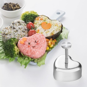 Molde de Acero Inoxidable para Onigiri y Musubi en Forma de Corazón al por Mayor, para Regalos del Día de San Valentín para Niños, Preparación de Alimentos - Product Image 3