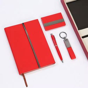 Corporate Event Gift <b>Set</b> Executive <b>Notebook</b> Signature Pen Card Holder in Premium Gift Box Bulk Order Discounts - Product Image 2