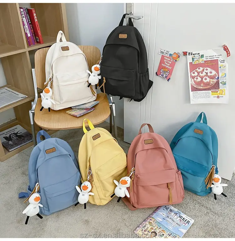 2022 waterproof fashion lightweight school student girls design outdoor travel bag back packs bag women's backpacks school bag