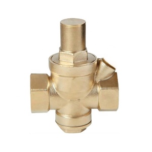 Régulateur <span class=keywords><strong>de</strong></span> <span class=keywords><strong>pression</strong></span> d'<span class=keywords><strong>eau</strong></span> réglable DN50 2 pouces NPT en laiton avec manomètre - Product Image 3
