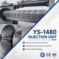 Mesin Cetak Injeksi Plastik Kecil Yangxin 1480 Ton, Servo 14800KN, Hidrolik Elektrik Kecepatan Tinggi untuk Industri, Huizhou