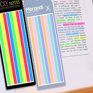 160 Pcs/pack Pretty Morandi Color Series Paper Memo Pad Notebook Label Sticky Children School <b>Office</b> <b>Supply</b> N Times Notepad - Product Image 3