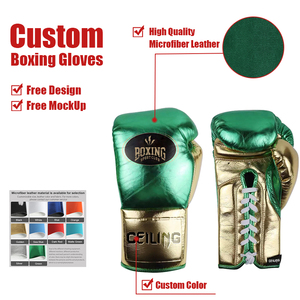 Gants <span class=keywords><strong>de</strong></span> <span class=keywords><strong>Boxe</strong></span> et d'Arts Martiaux Personnalisés en Cuir Microfibre Vente en Gros, Gants <span class=keywords><strong>de</strong></span> Frappe Kickboxing Muay Thai pour Entraînement et Combat - Product Image 2