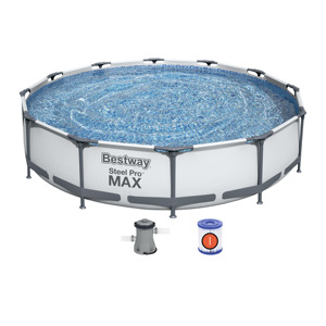 2025 <span class=keywords><strong>Bestway</strong></span> 스틸 프로 MAX 56416 지상 수영장 세트 3.66 m X 76 cm - Product Image 1