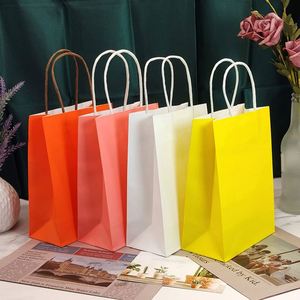 Bolsas de Regalo de Papel Kraft con Asas, Bolsas para Tiendas Minoristas, Bolsas para el Día de San Valentín, Navidad, Fiestas, Bolsas de Papel para Regalos Festivos - Product Image 6