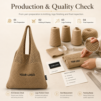 Sac de plage en crochet pour femmes - Grand sac en toile tricoté résistant à l'eau, antivol, thermique et portable avec broderie