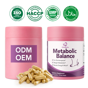 Suplemento de Equilibrio Metabólico Chinaherbs para Mujeres, Control de Peso Hormonal, Perimenopausia, Inositol, Chasteberry, Cápsulas Veganas - Product Image 1