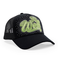 Gorra de Camionero Personalizada con Diseño Nuevo, Logotipo de Pedrería, 5 Paneles, Malla Transpirable, para Deportes al Aire Libre, Gorra de Béisbol