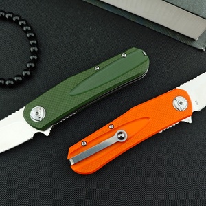 Cuchillo Plegable HUAAO para Camping, 8.0cm, Acero 8Cr13MoV, Dureza 57-59HRC, Mango G10, DIY OEM, Cuchillo para Caza y Frutas - Product Image 4