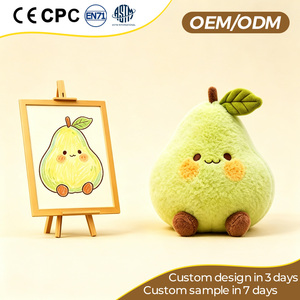 Peluche Mascotte Professionnelle Personnalisée Fruits et Légumes : Ananas, Fraise, Orange pour Cadeau Promotionnel - Product Image 3