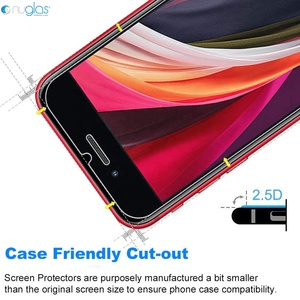 นักเก็ตร้อนโทรศัพท์มือถือป้องกันหน้าจอสำหรับ Iphone <span class=keywords><strong>Se</strong></span> <span class=keywords><strong>2022</strong></span>ฟิล์มกระจกนิรภัยสำหรับ Iphone <span class=keywords><strong>SE</strong></span> 2020 - Product Image 4