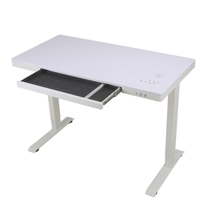 <span class=keywords><strong>Escritorio</strong></span> Eléctrico Elevable con Tablero de Madera, <span class=keywords><strong>Altura</strong></span> Ajustable, Ergonómico para Oficina en Casa, Estructura con Cajones - Product Image 1