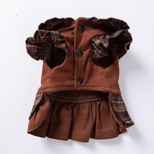 Nouveaux gilets et robes modernes pour chiens et chiens de compagnie, en polyester uni, écologiques, légers, respirants et lavables, collection automne/hiver - Product Image 4