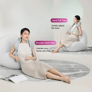 Pain Relief Cervical Control Heat Knead Tapping Massager Shiatsu Pulse Mini Portable Shoulder And Electric Shiatsu Neck Massage